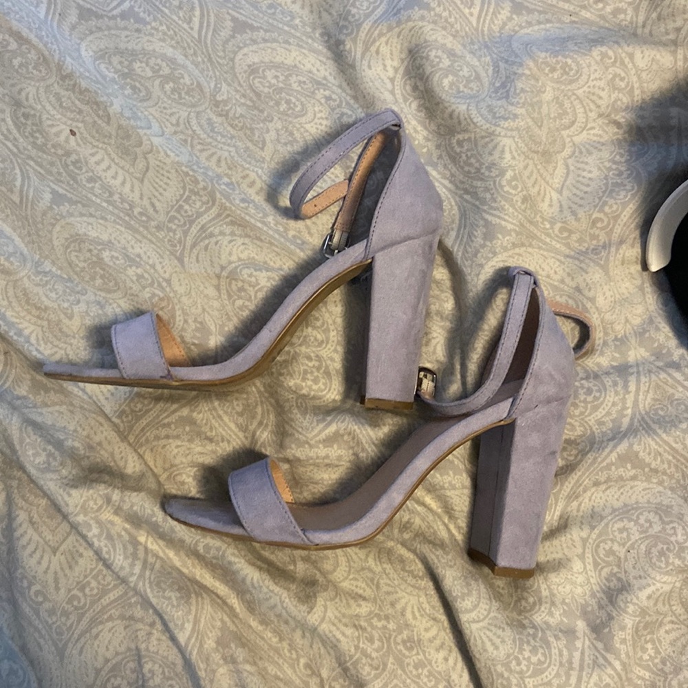 Lavender purple heels